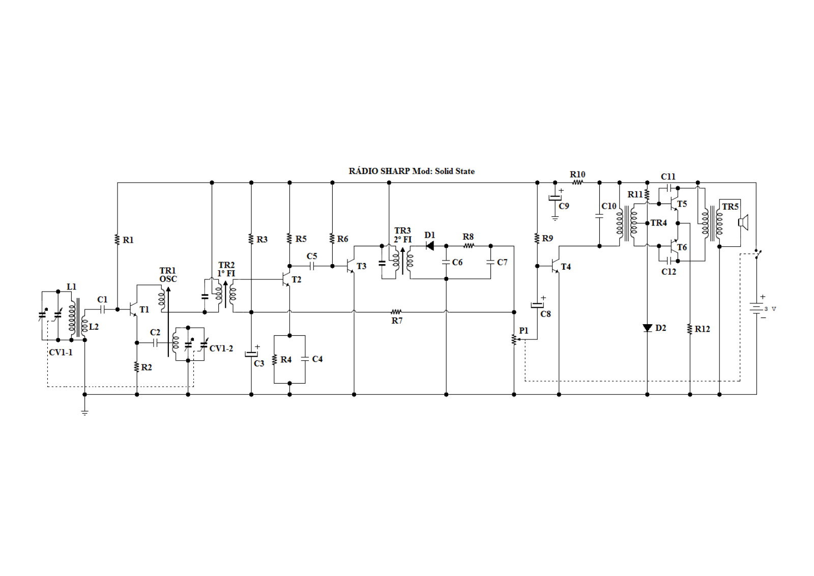 Sharp Solid-State Schematic