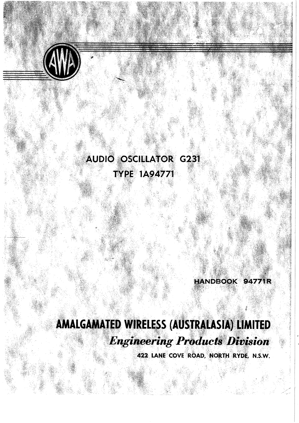 Awa g231a4 User Manual