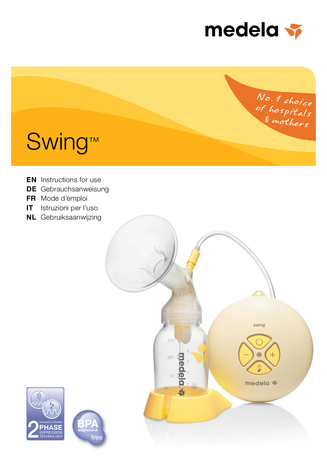 Medela Swing User Manual