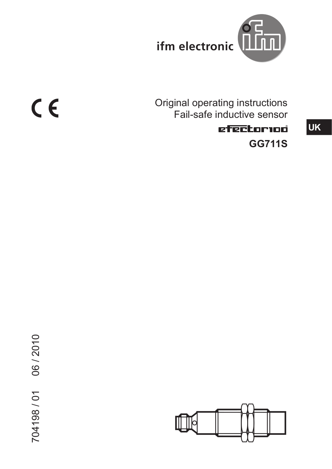 IFM Electronic GG711S Original Operating Instructions