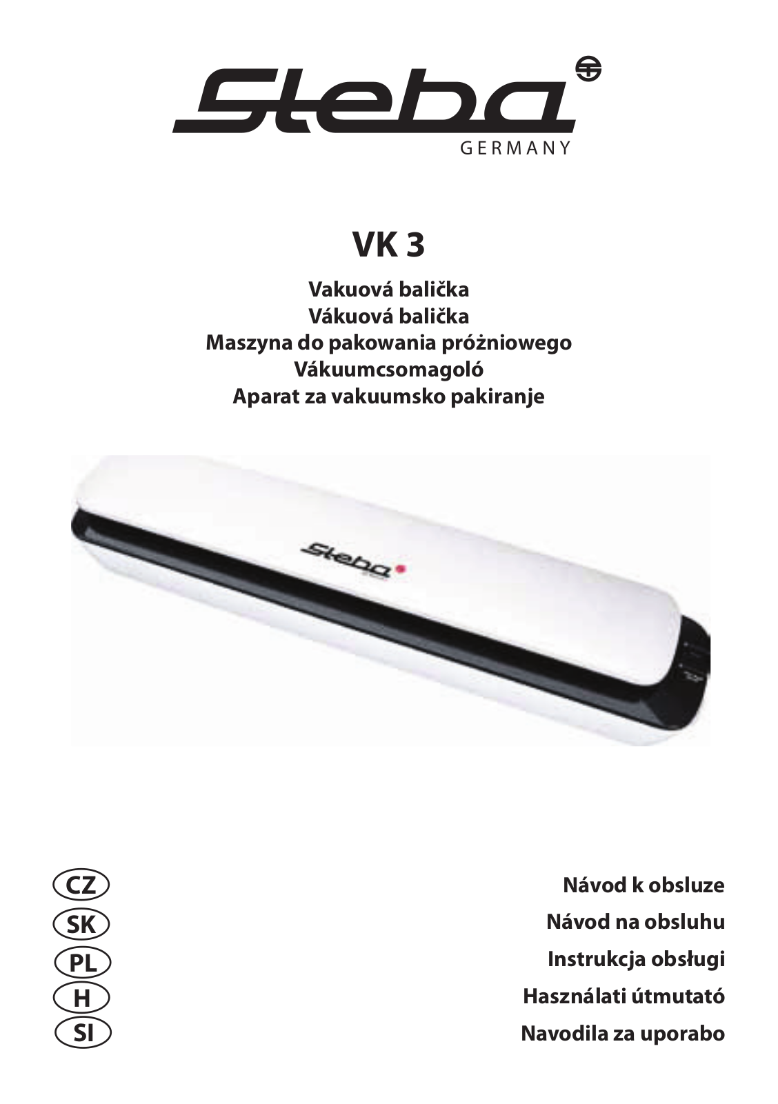 Steba VK 3 User Manual