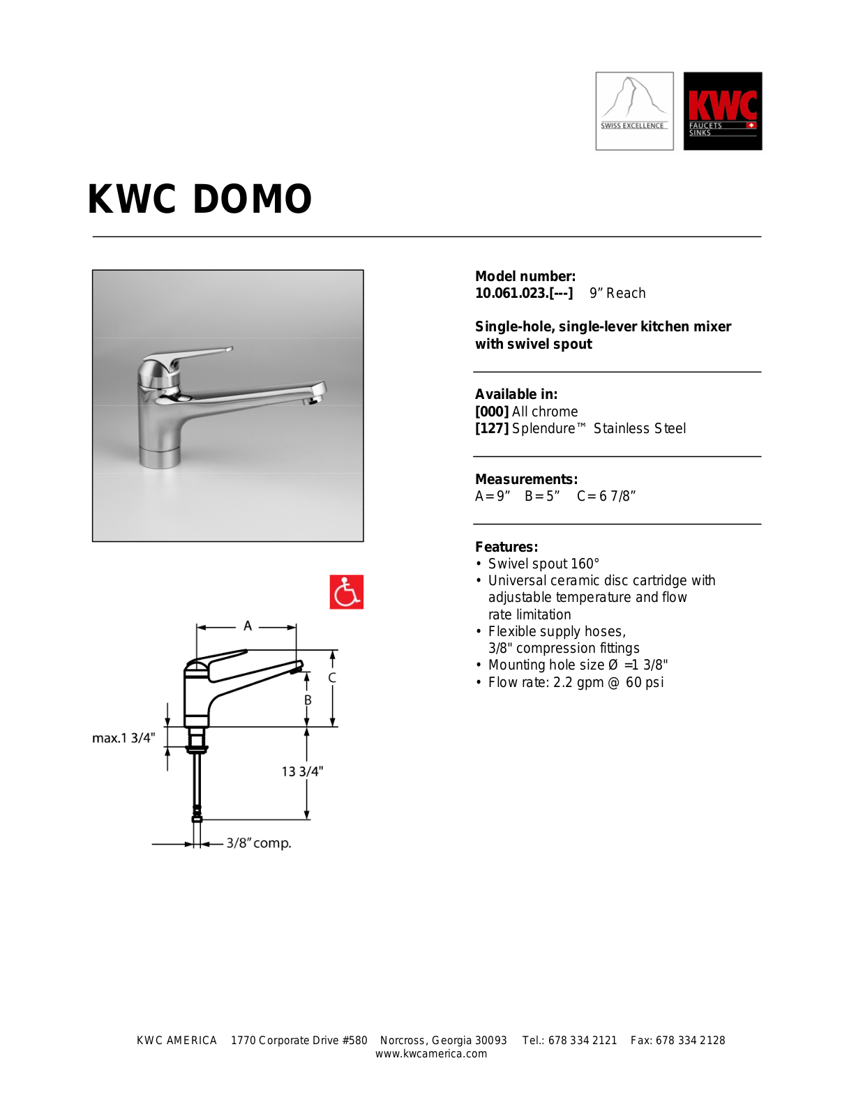 KWC 10.061.023 User Manual