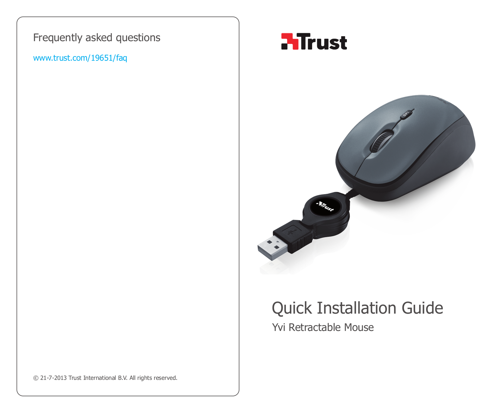 Trust 19651 Yvi User Manual