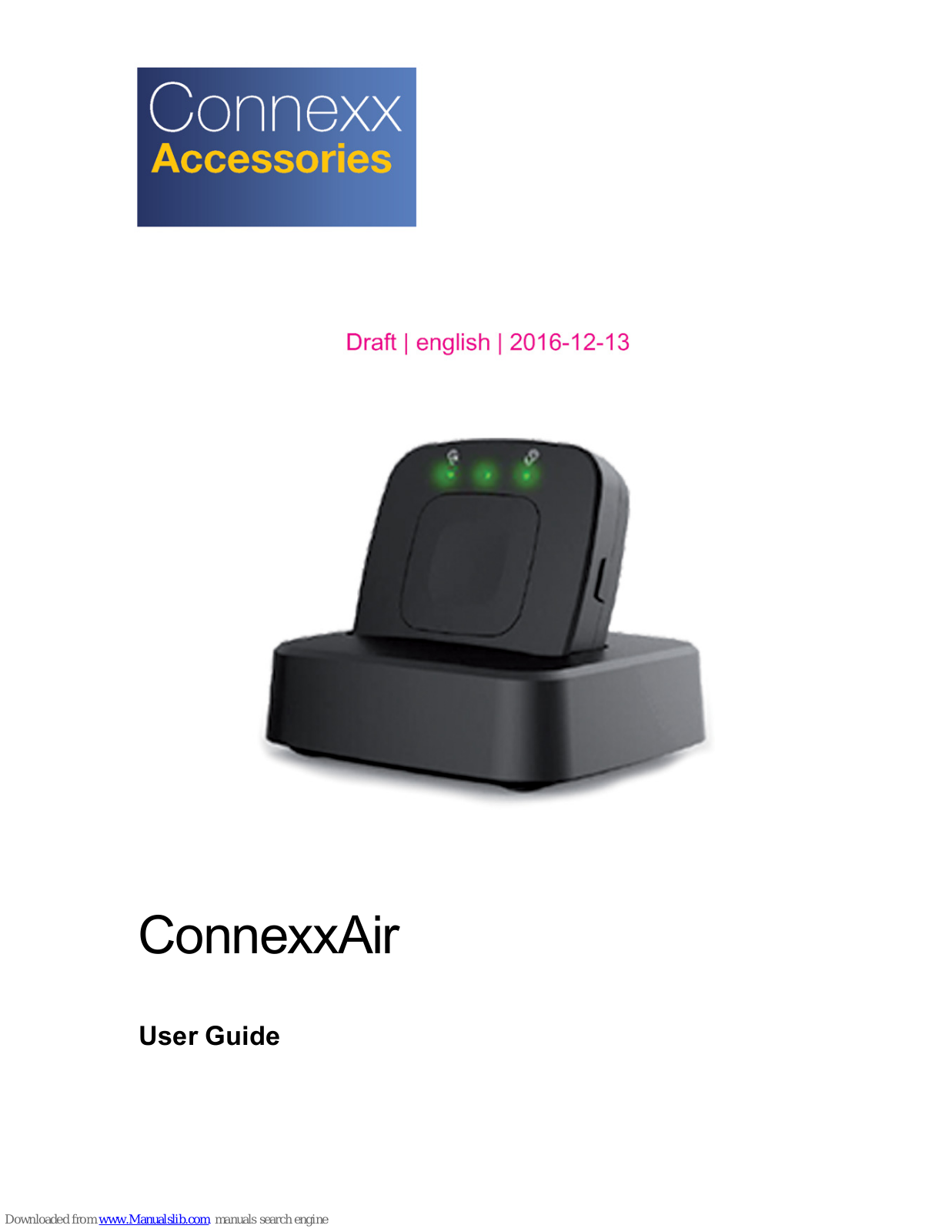 connexx ConnexxAir User Manual