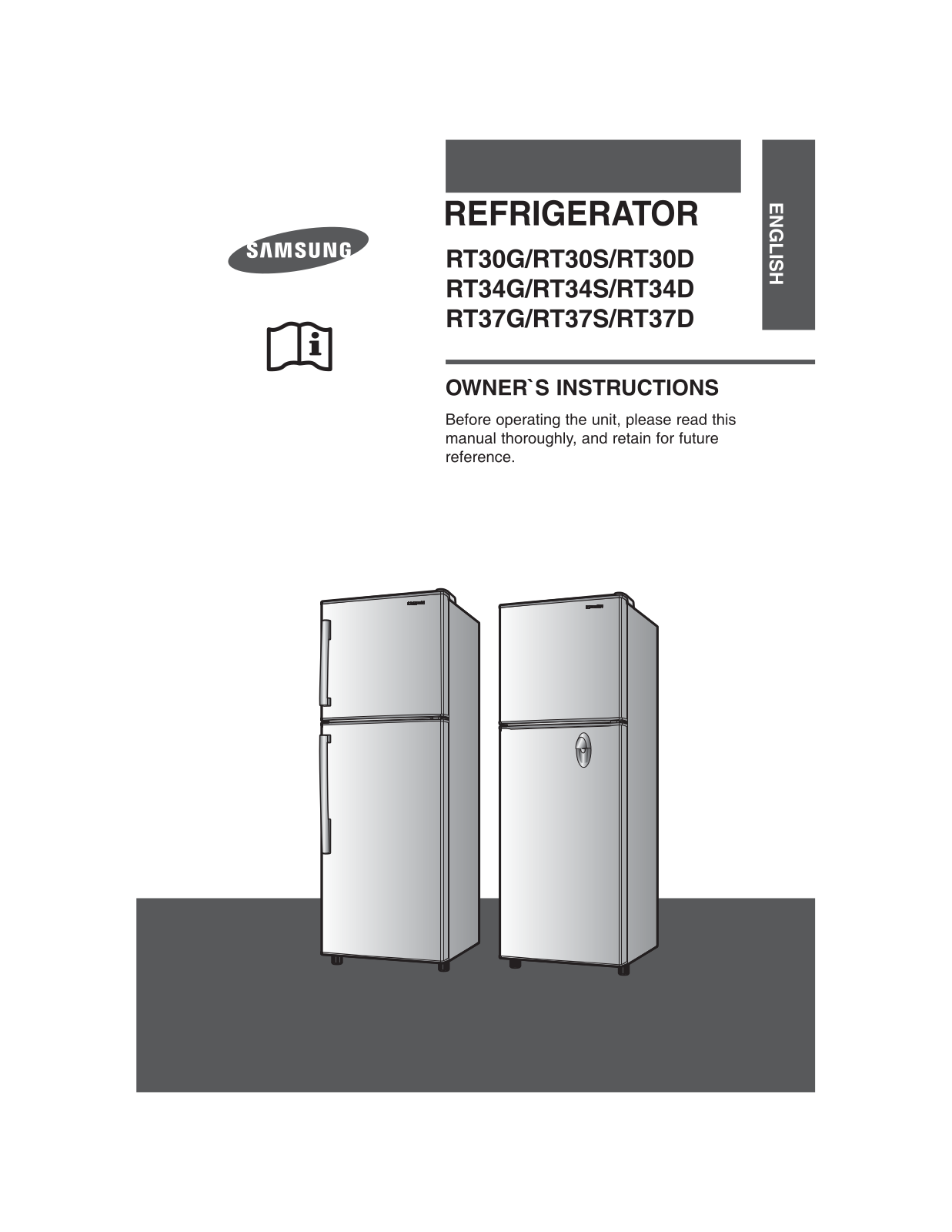 Samsung RT37G SILVER, RT34G SILVER, RT30G SILVER User Manual