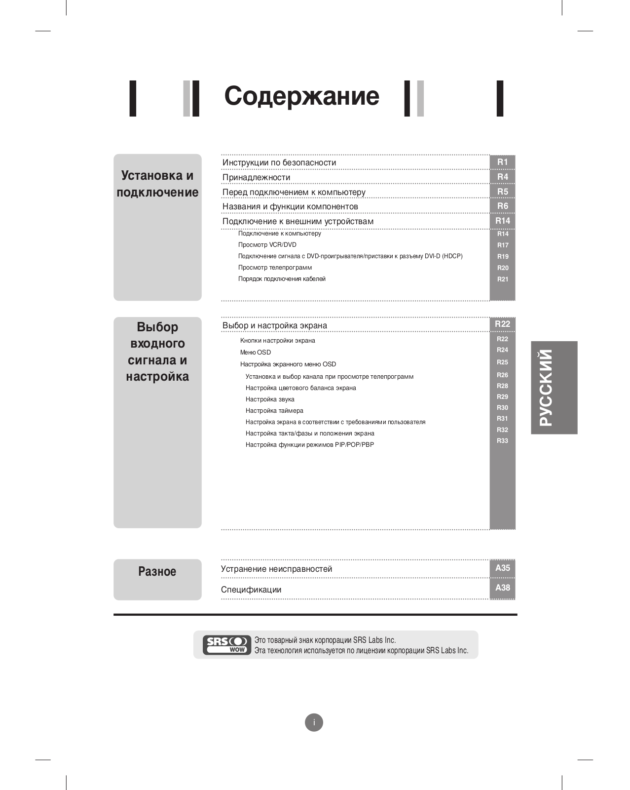 LG M1940A-RZ User Manual