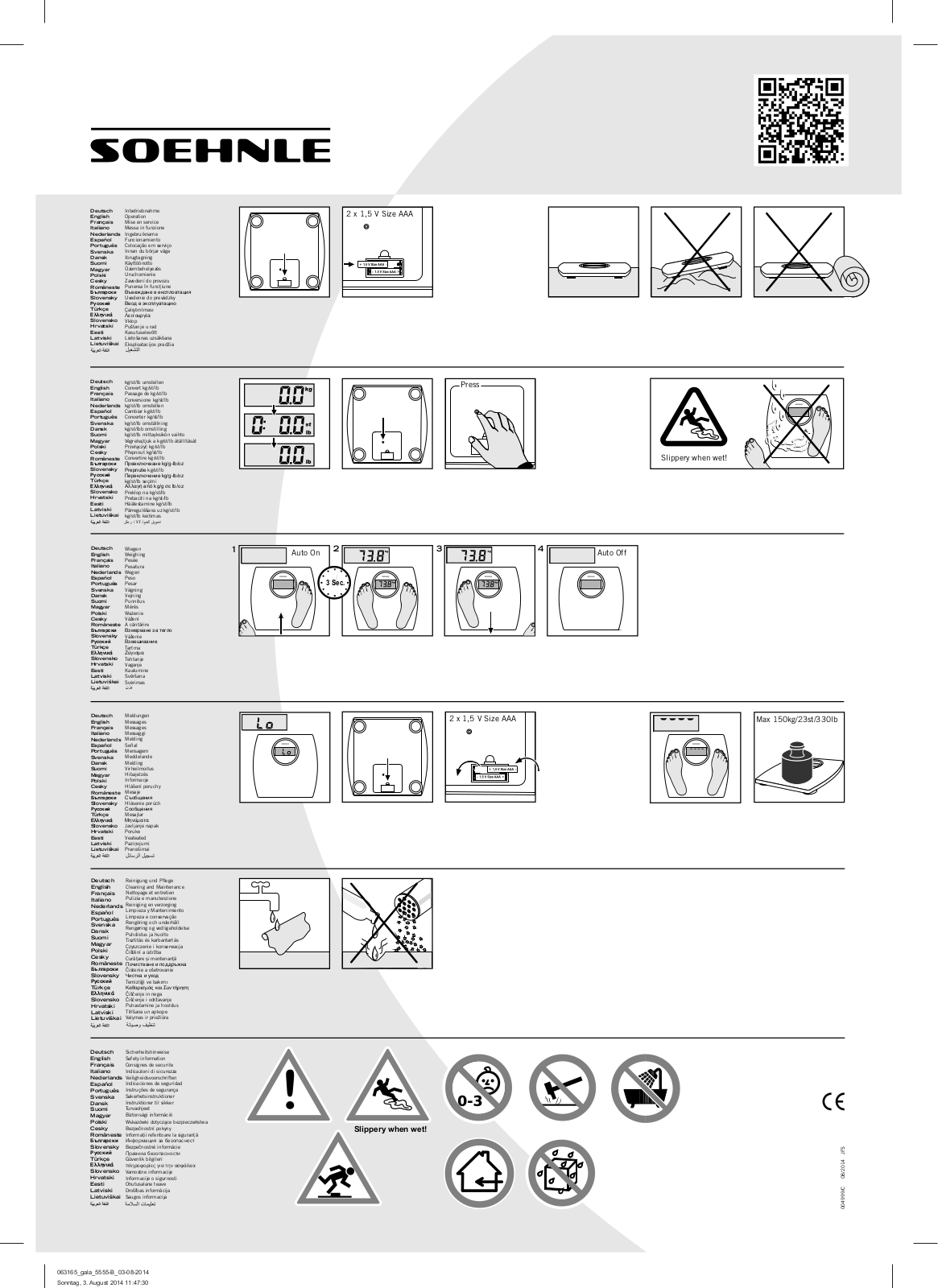 Soehnle Gala User Manual