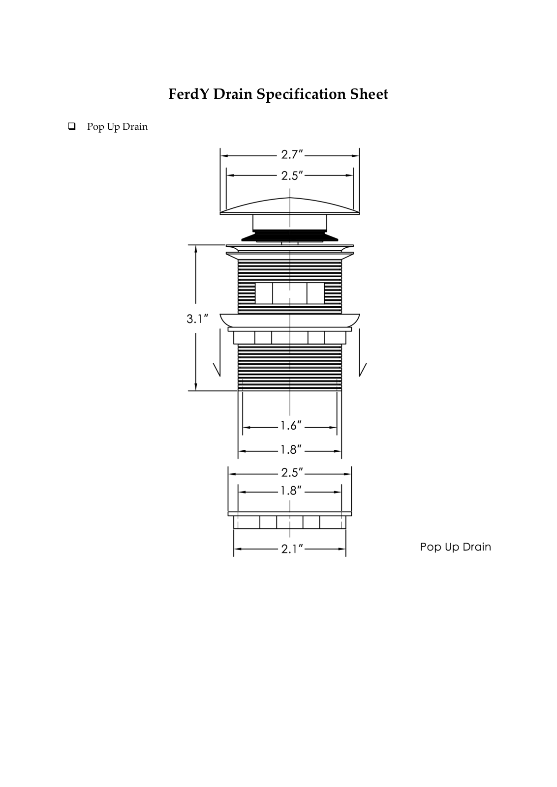 FerdY FERD1005 Specifications - ManualMachine.com