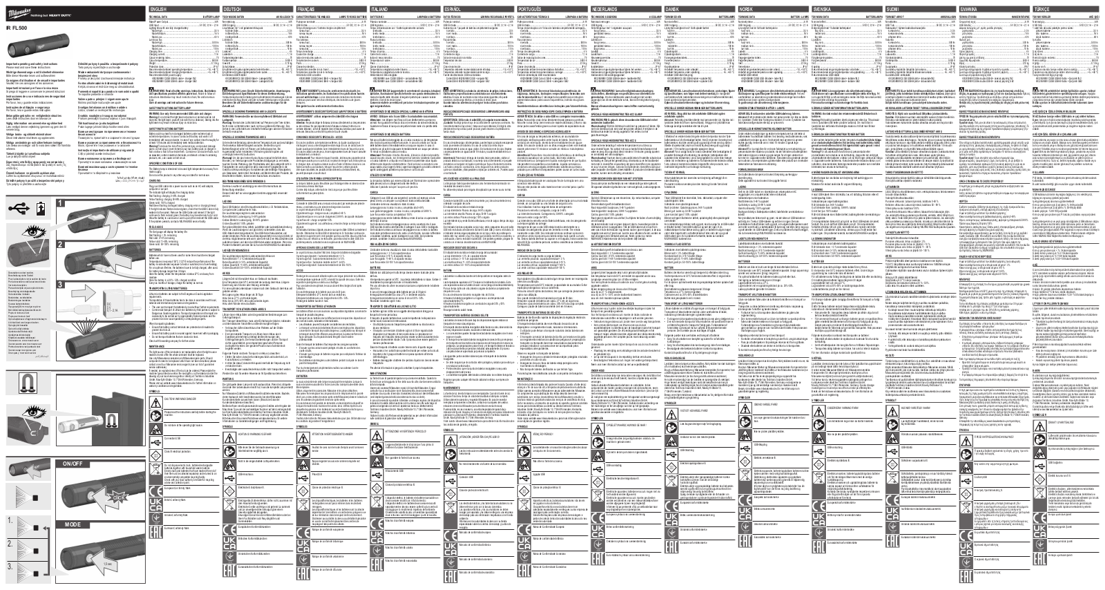 Milwaukee IR FL500 User guide - ManualMachine.com