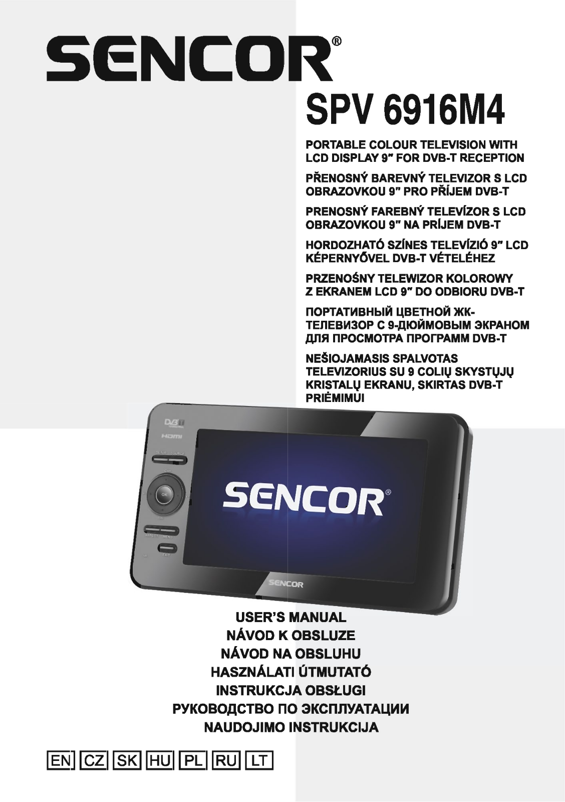 Sencor SPV 6916M4 User Manual