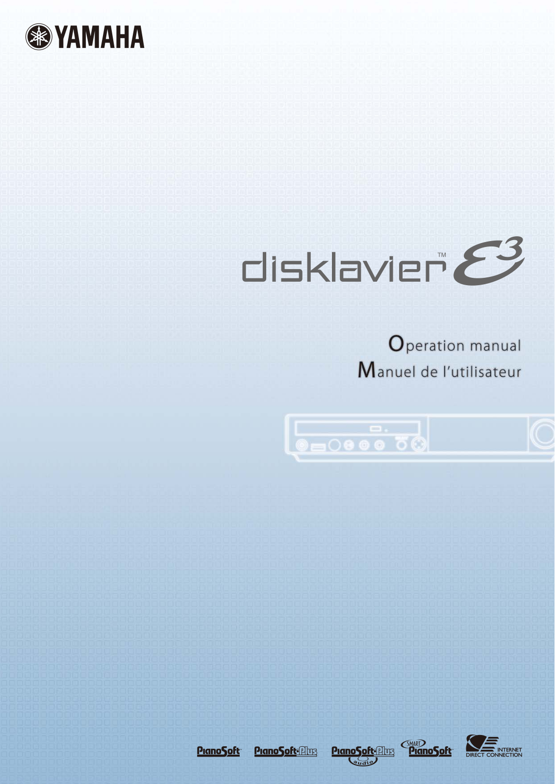 Yamaha Disklavier E3 Operation Manual