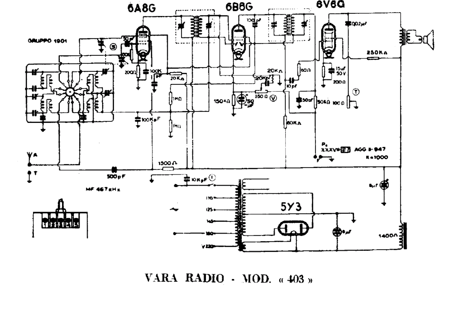 VARA 403 schematic - ManualMachine.com