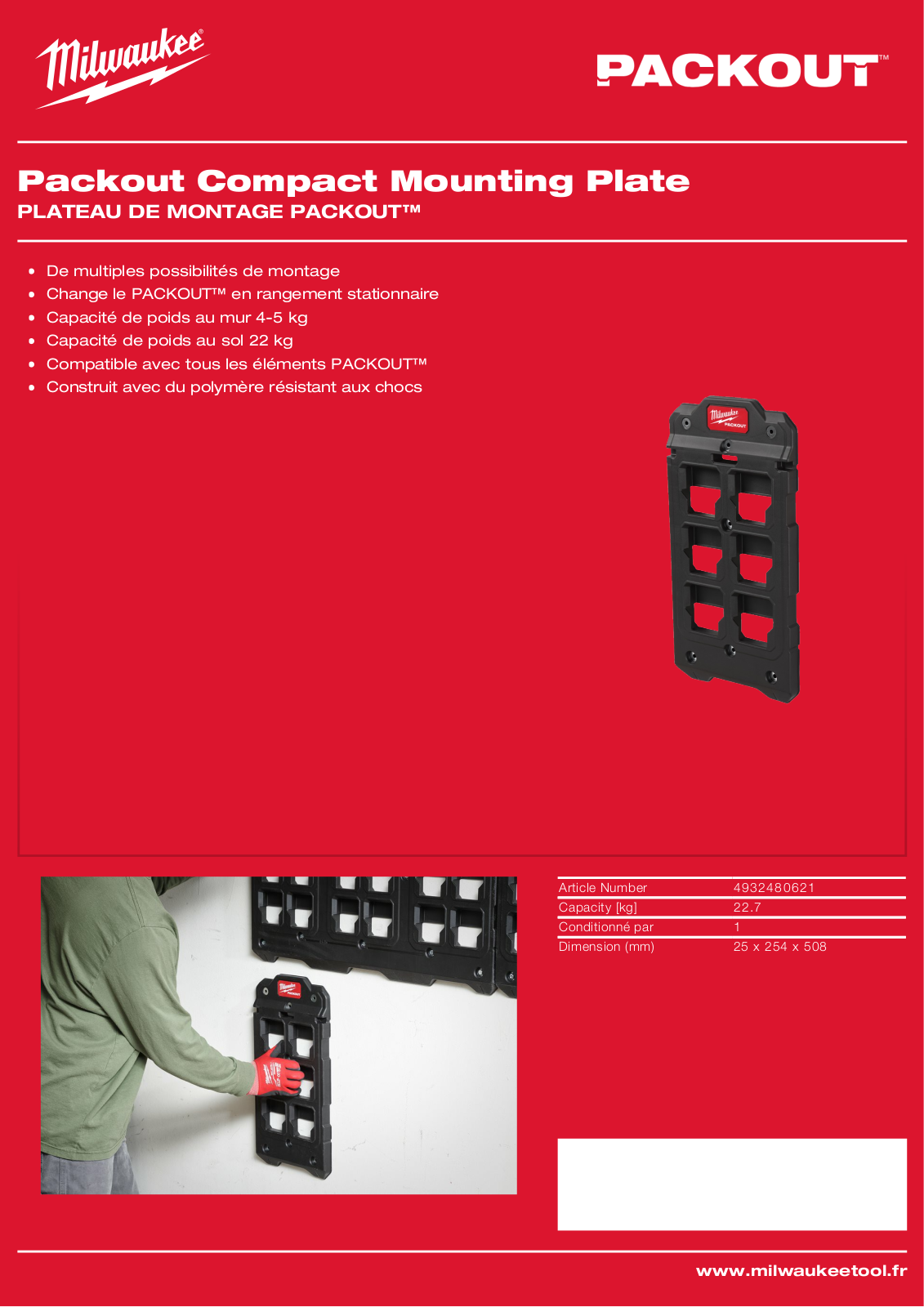 Milwaukee 4932480621 Specification - ManualMachine.com