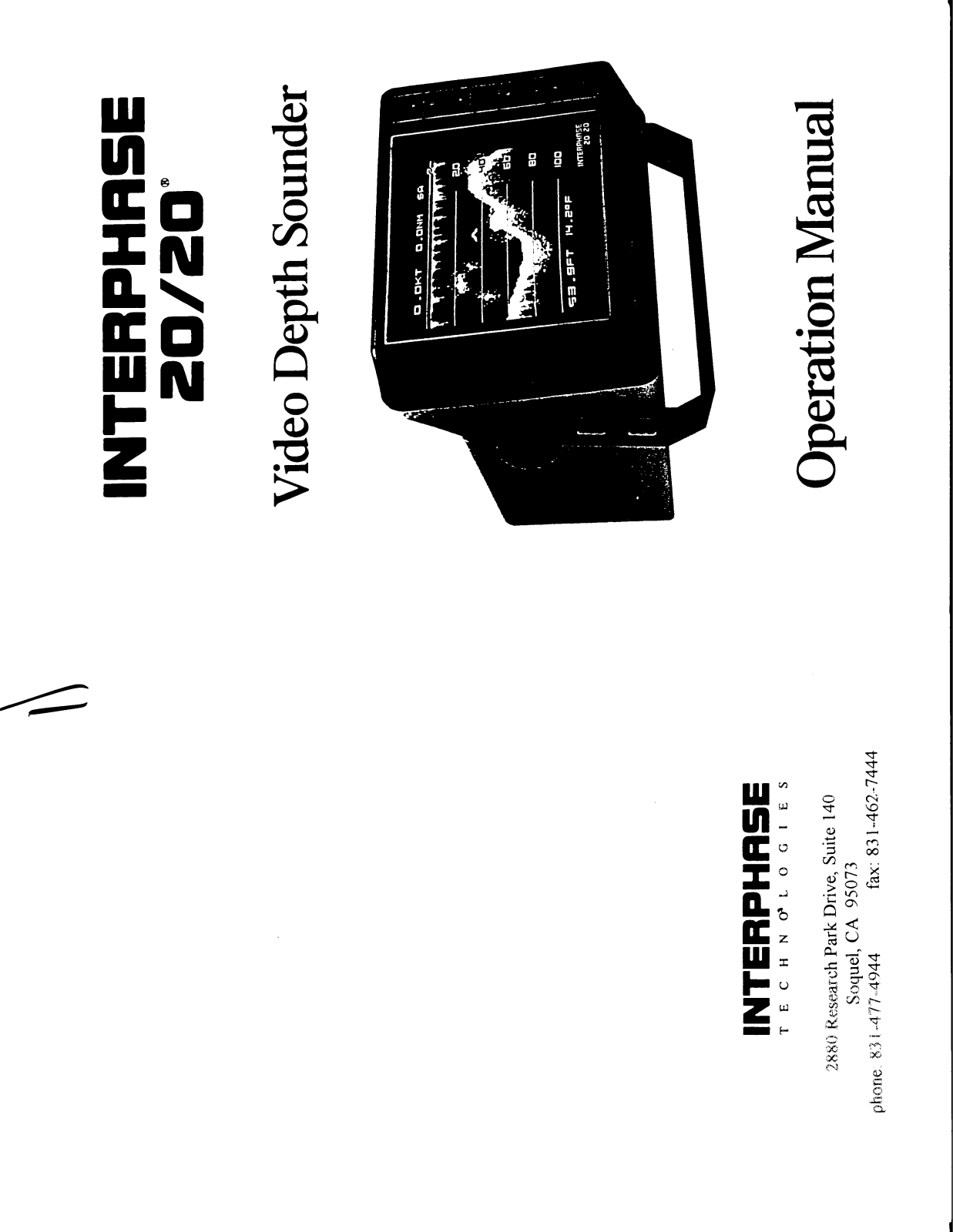 Interphase 20/20 Operation Manual - ManualMachine.com