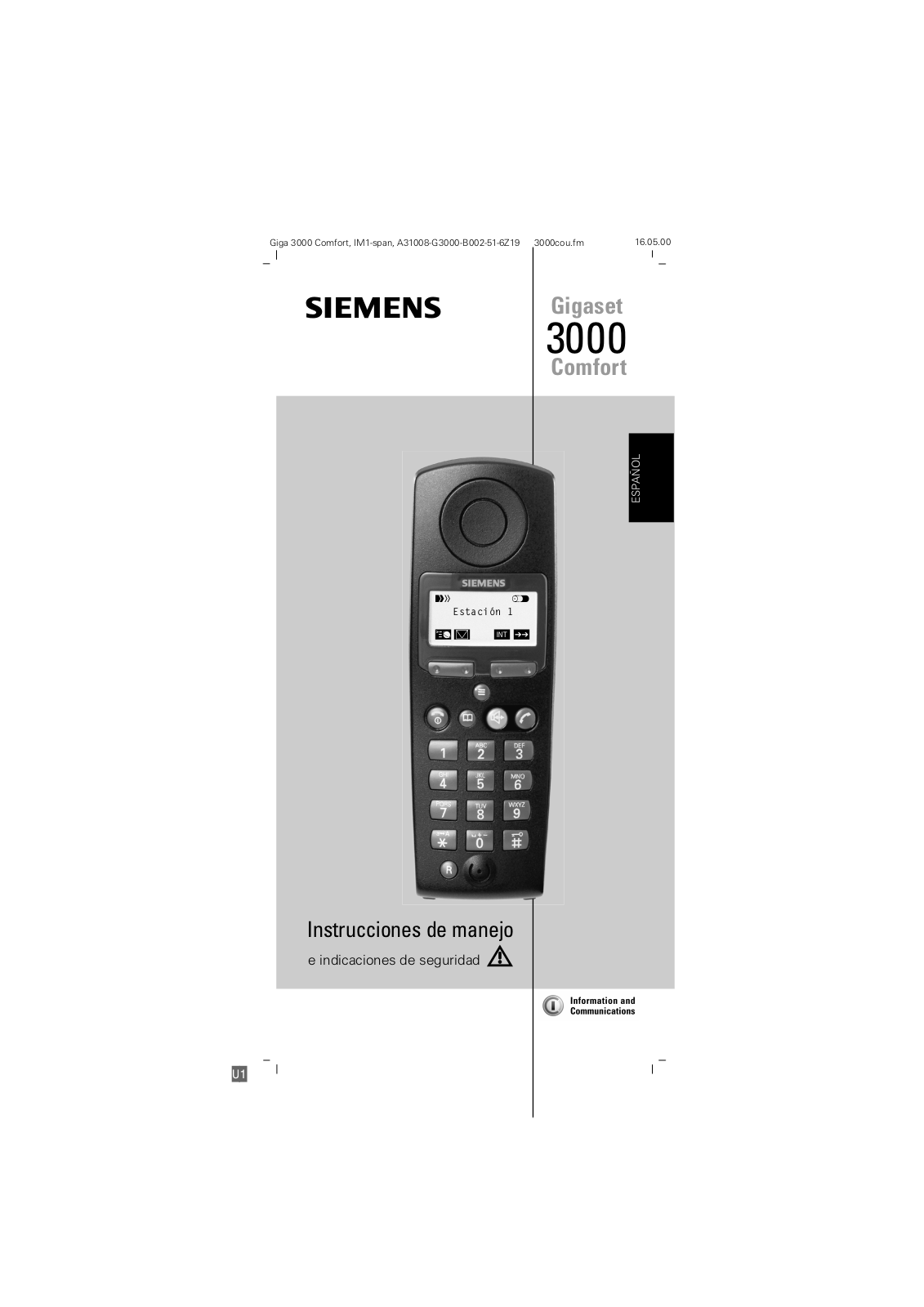 Siemens GIGASET 3000 COMFORT User Manual