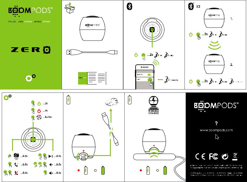 Boom Pods Zero User Manual