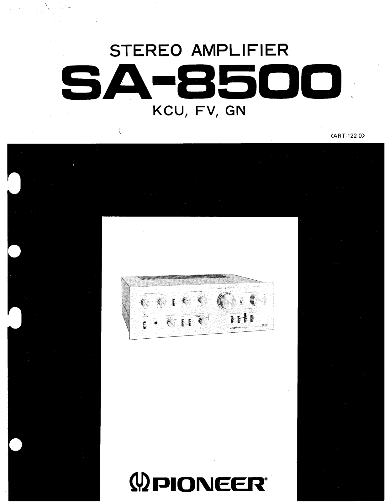 PIONEER SA 8500 Service Manual