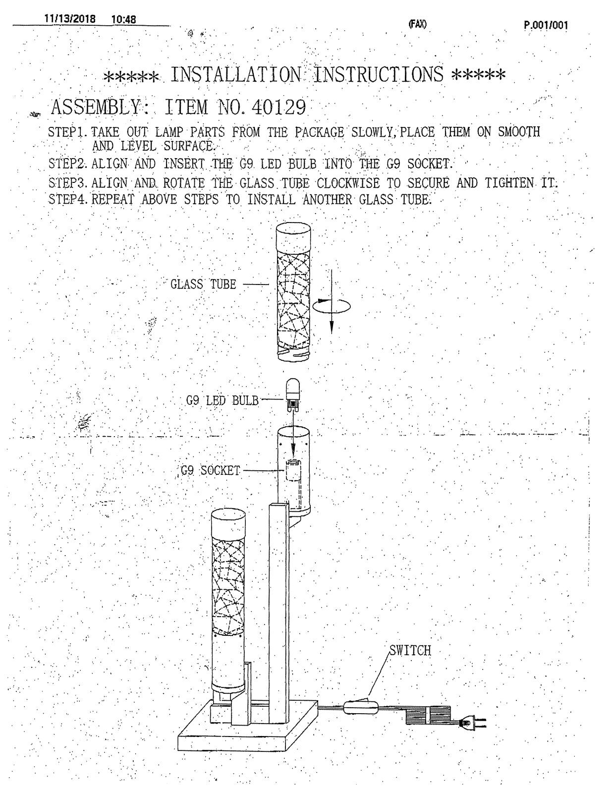 Acme Furniture 40129 Assembly Guide