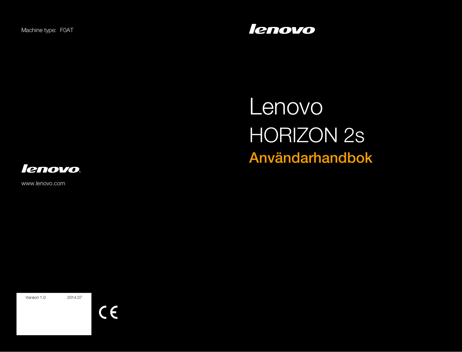 Lenovo HORIZON 2s User Guide