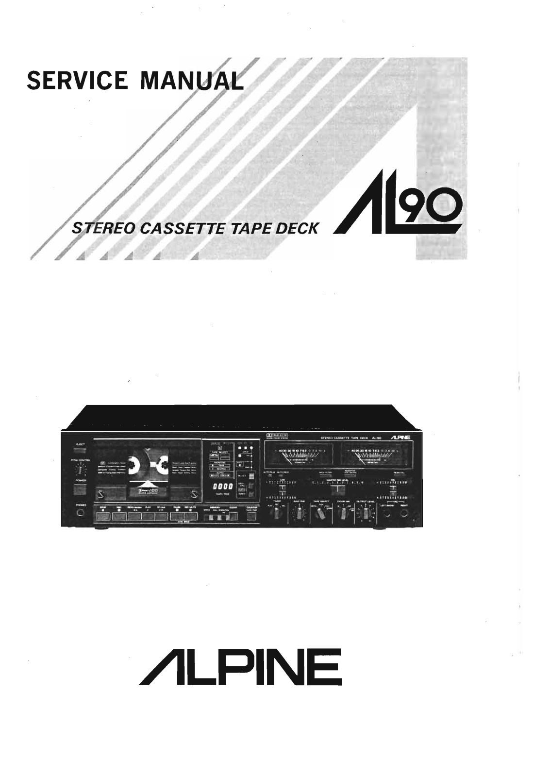 Alpine AL-90 Service Manual