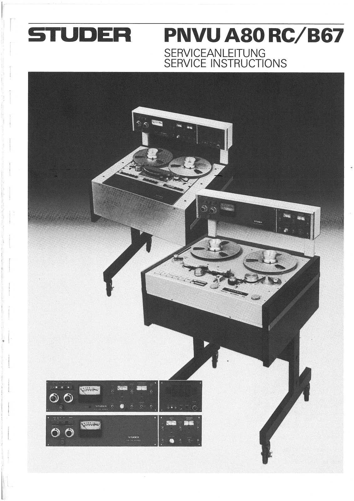 Studer A80RC-B67 User Manual