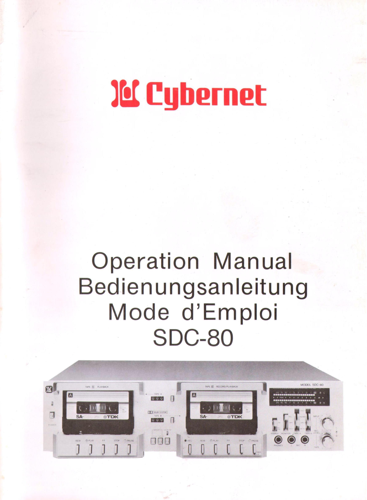Cybernet SDC-80 User guide - ManualMachine.com