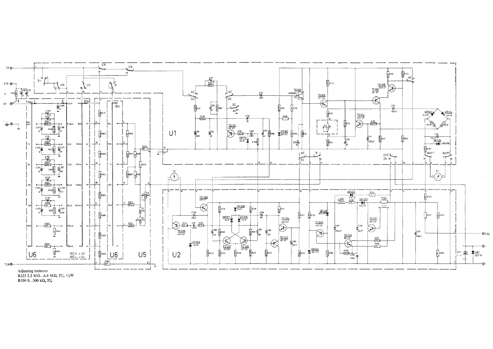 Philips pm2401 schematic