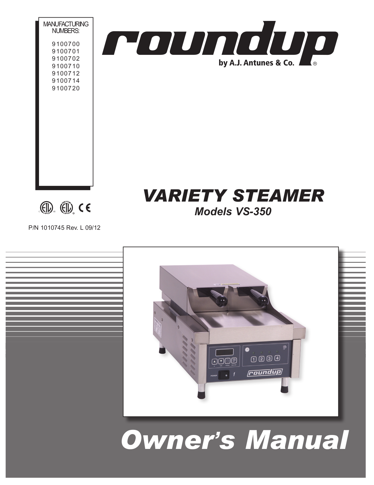 Antunes VS-350 Installation Manual