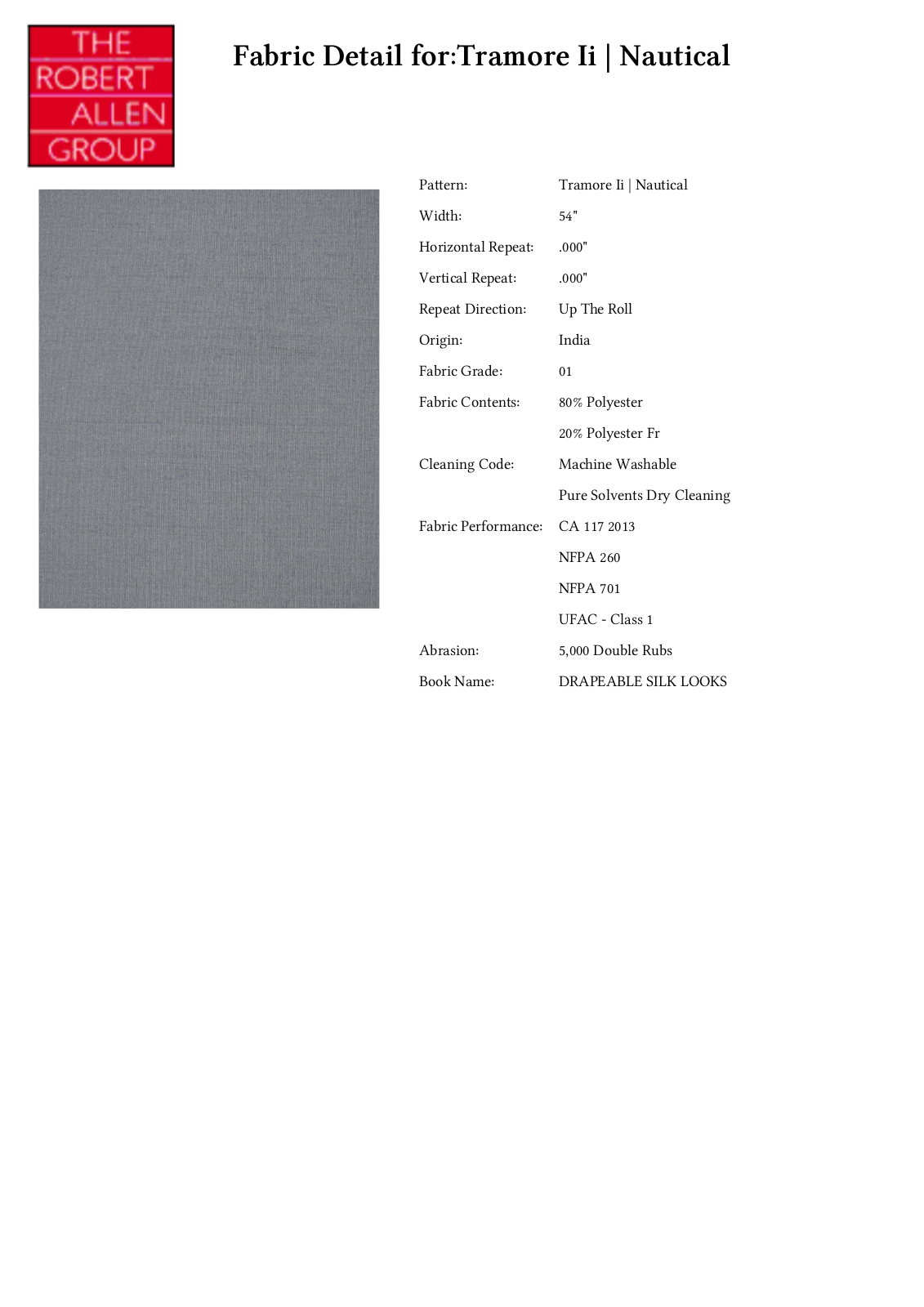 Robert Allen RALF1862 Specifications - ManualMachine.com