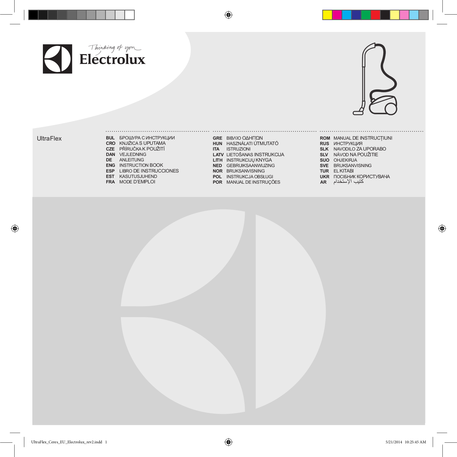 Electrolux UFPARKETTO User Manual