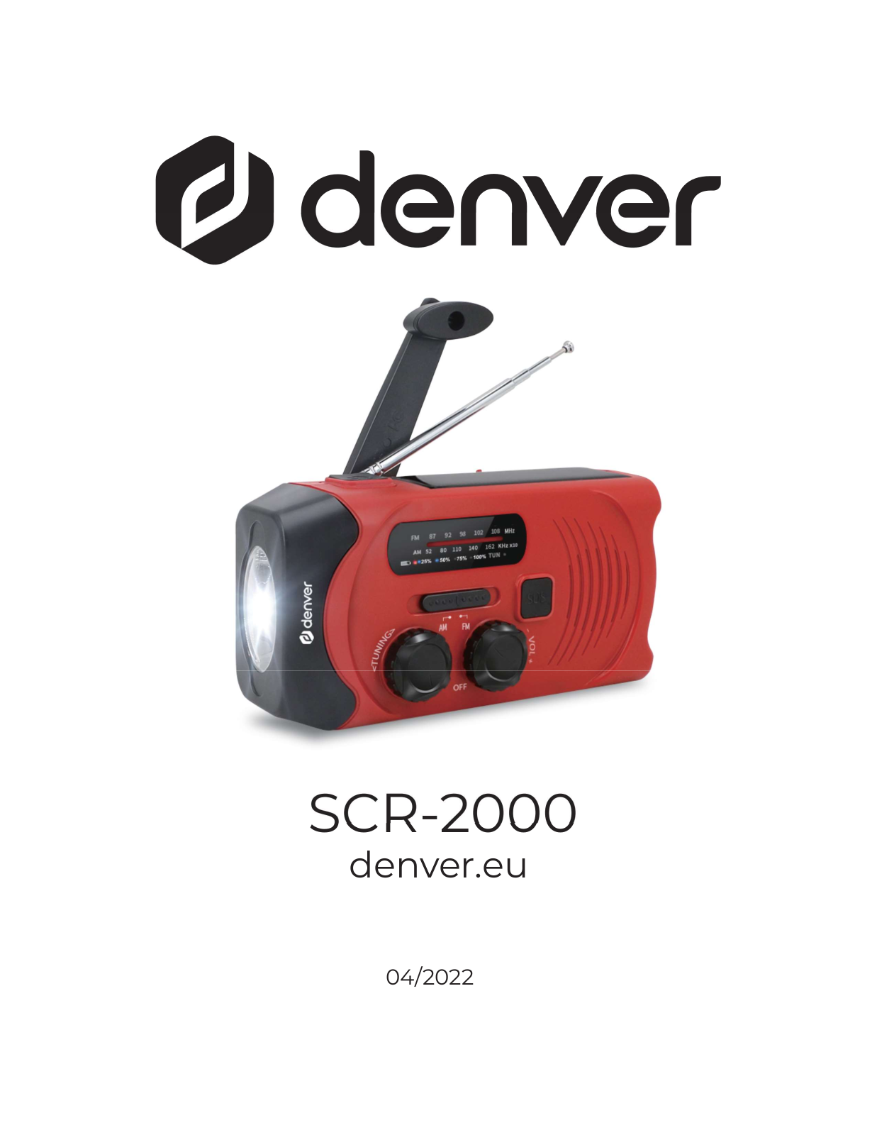 DENVER SCR-2000 User guide - ManualMachine.com