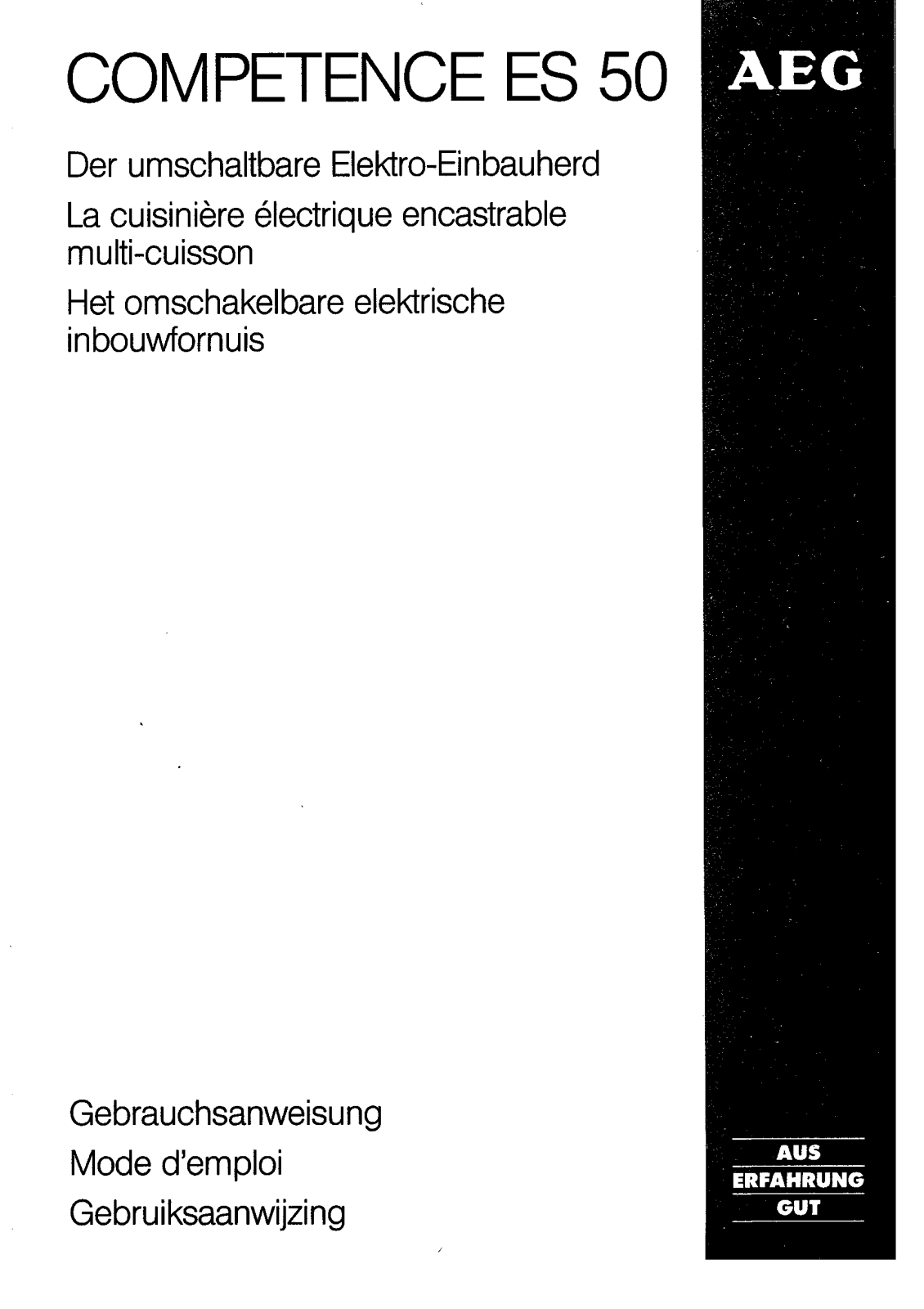 electrolux ES 50 User Manual