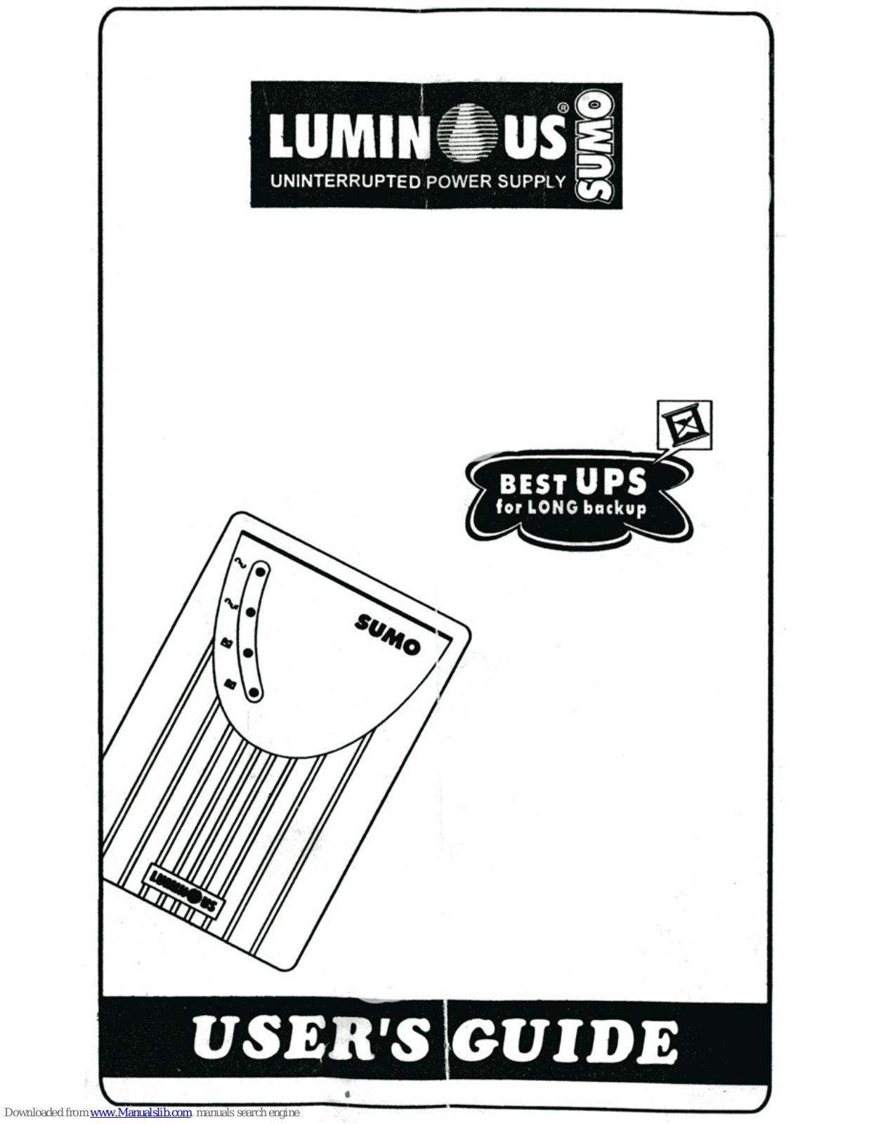 Luminous Sumo 500VA, Sumo 1000VA, Sumo 700VA User Manual - ManualMachine.com