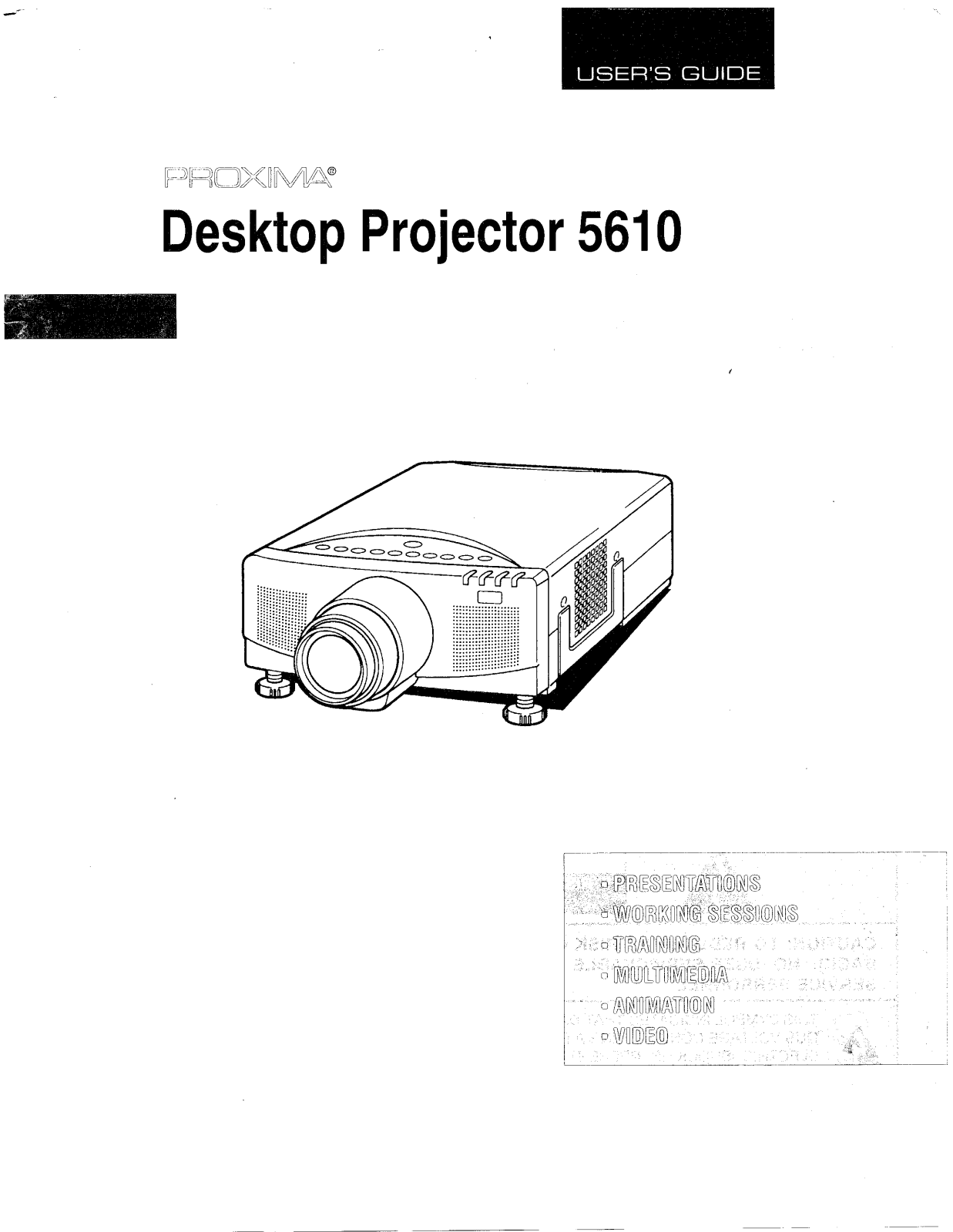 Proxima DP5610 User Manual