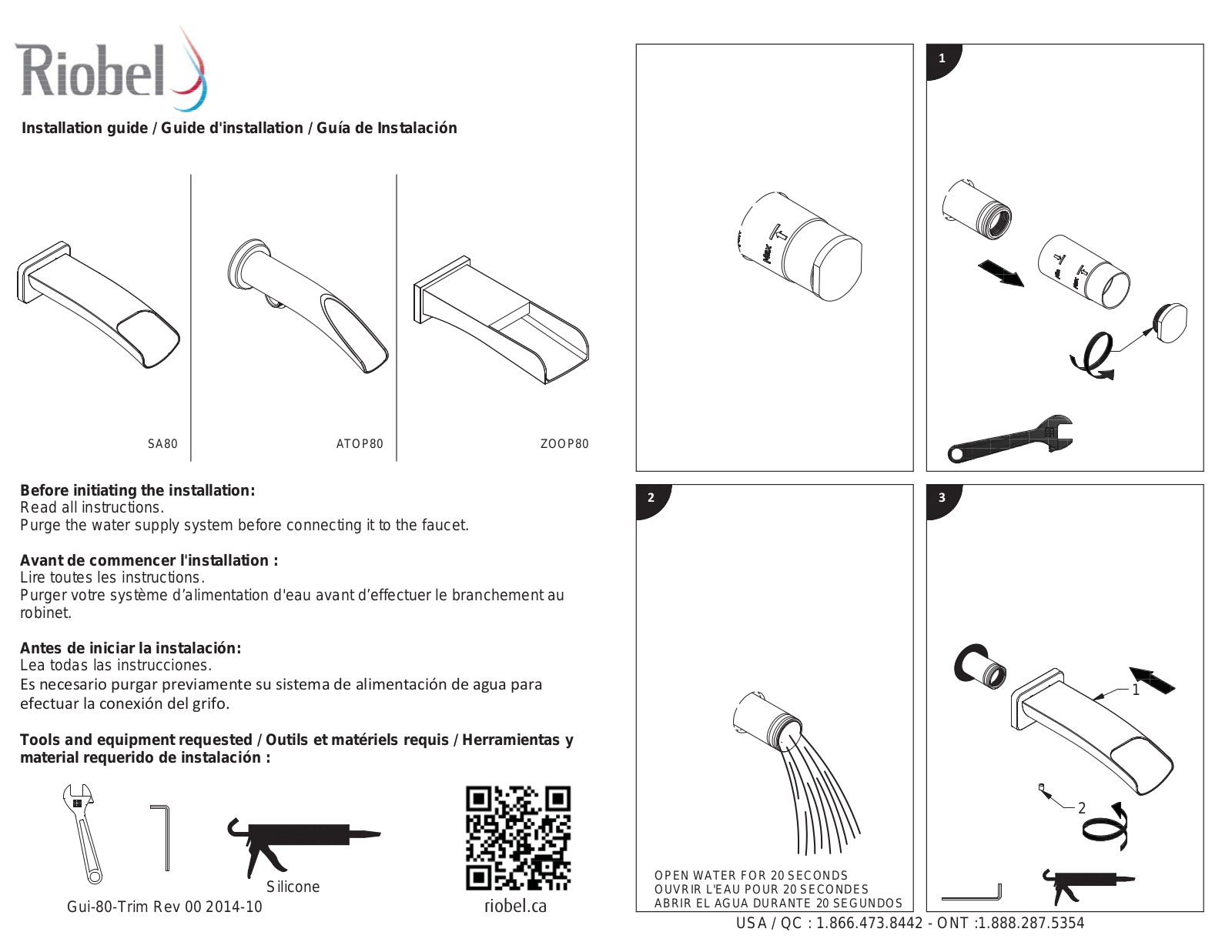 Riobel ROBL1185 Installation & Assembly - ManualMachine.com