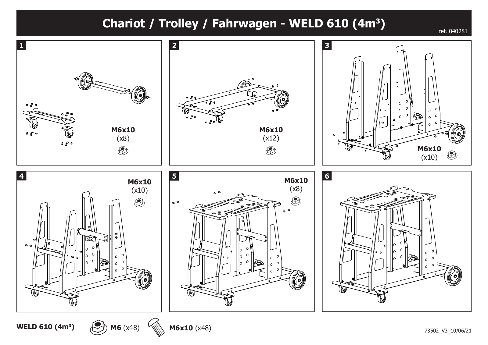 GYS TROLLEY 4m³ WELD 610 User guide - ManualMachine.com