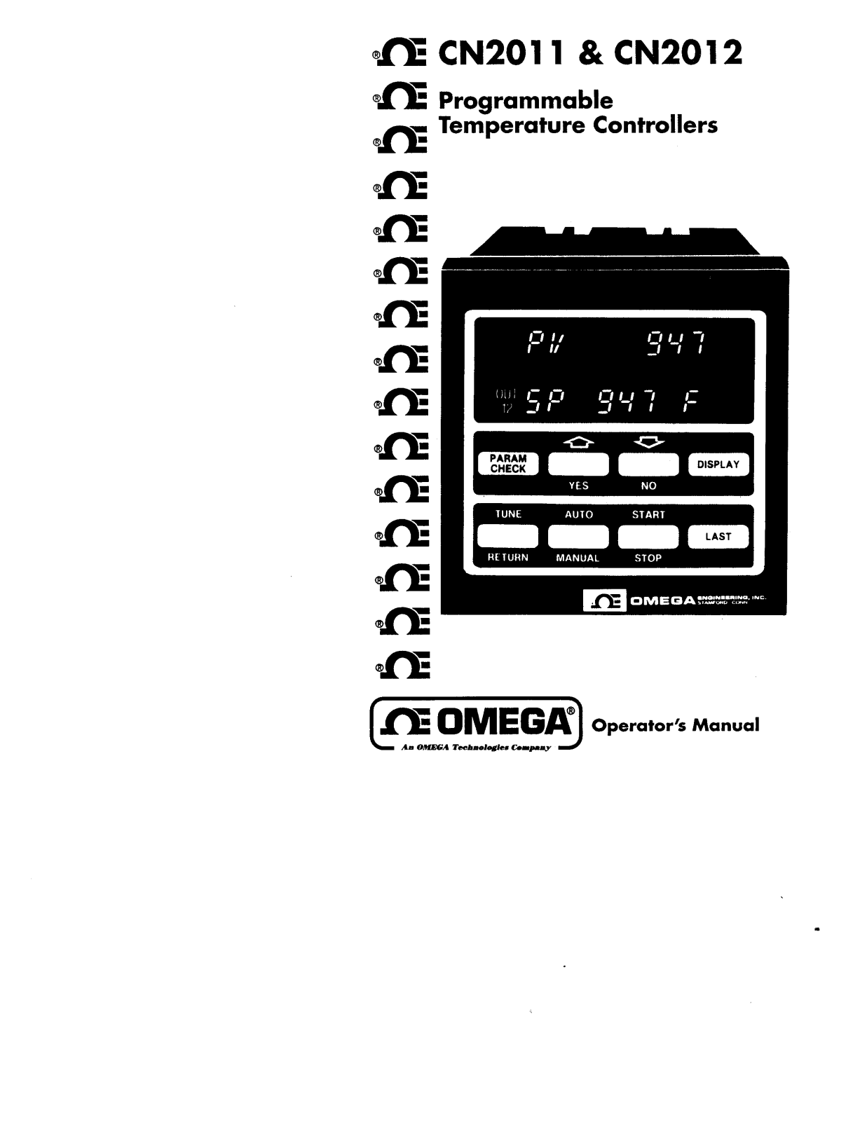 Omega Products CN2011 Installation  Manual