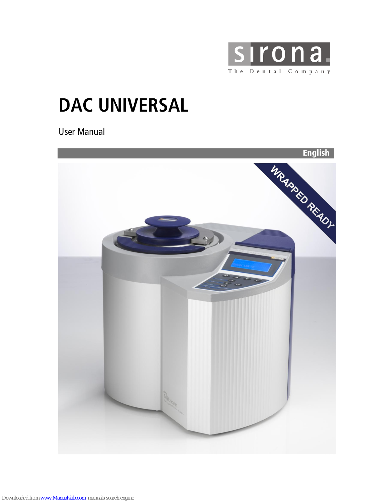 Sirona DAC Universal User Manual