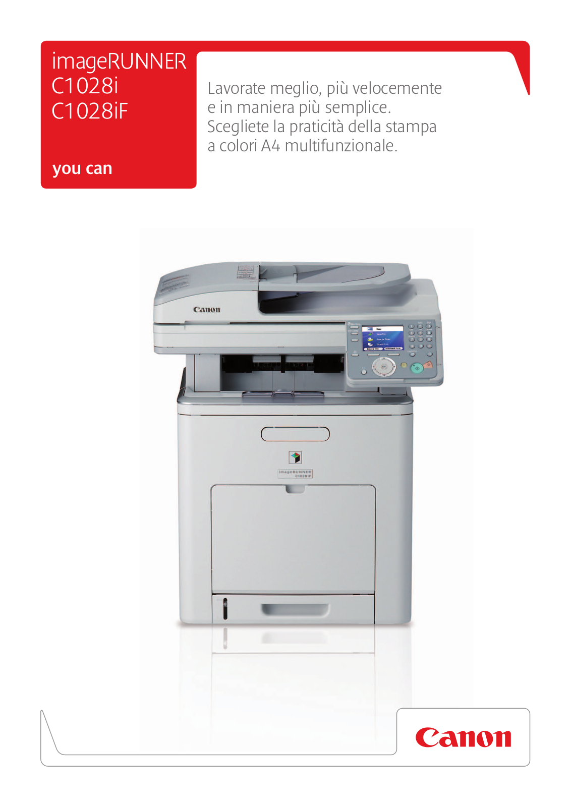 Canon IMAGERUNNER C1028IF, IMAGERUNNER C1028I BROCHURE