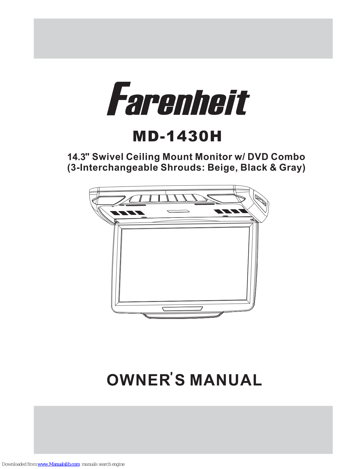 Farenheit MD-1430H Owner's Manual