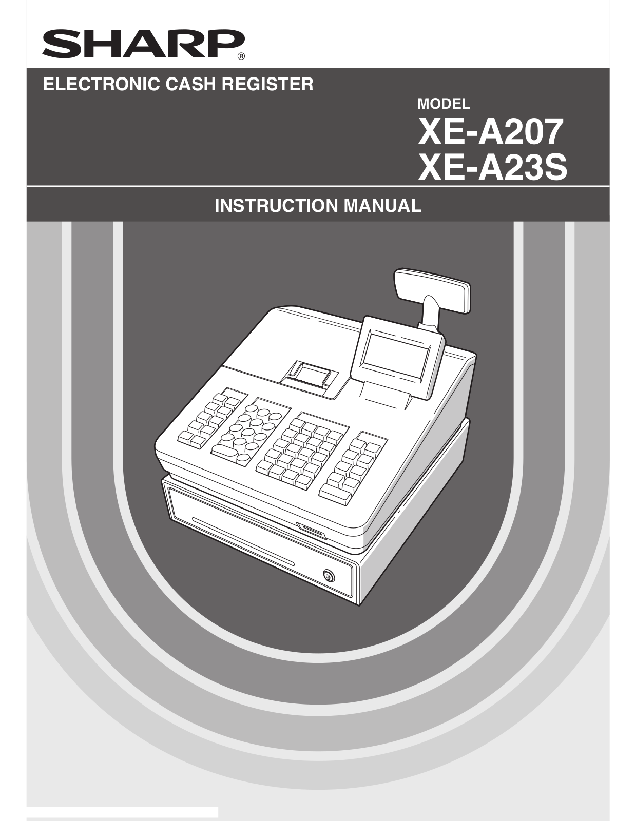 Sharp XE-A23S Instruction Manual