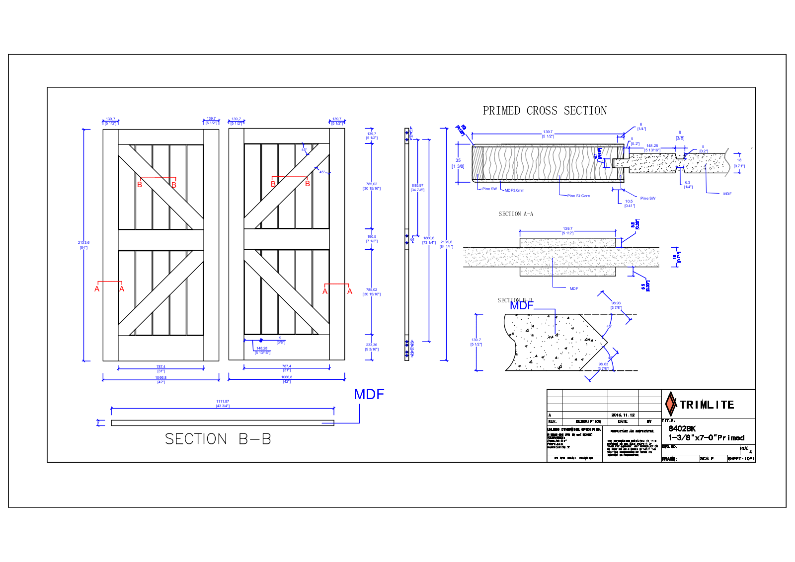 Trimlite TRML1001 Dimensions - ManualMachine.com