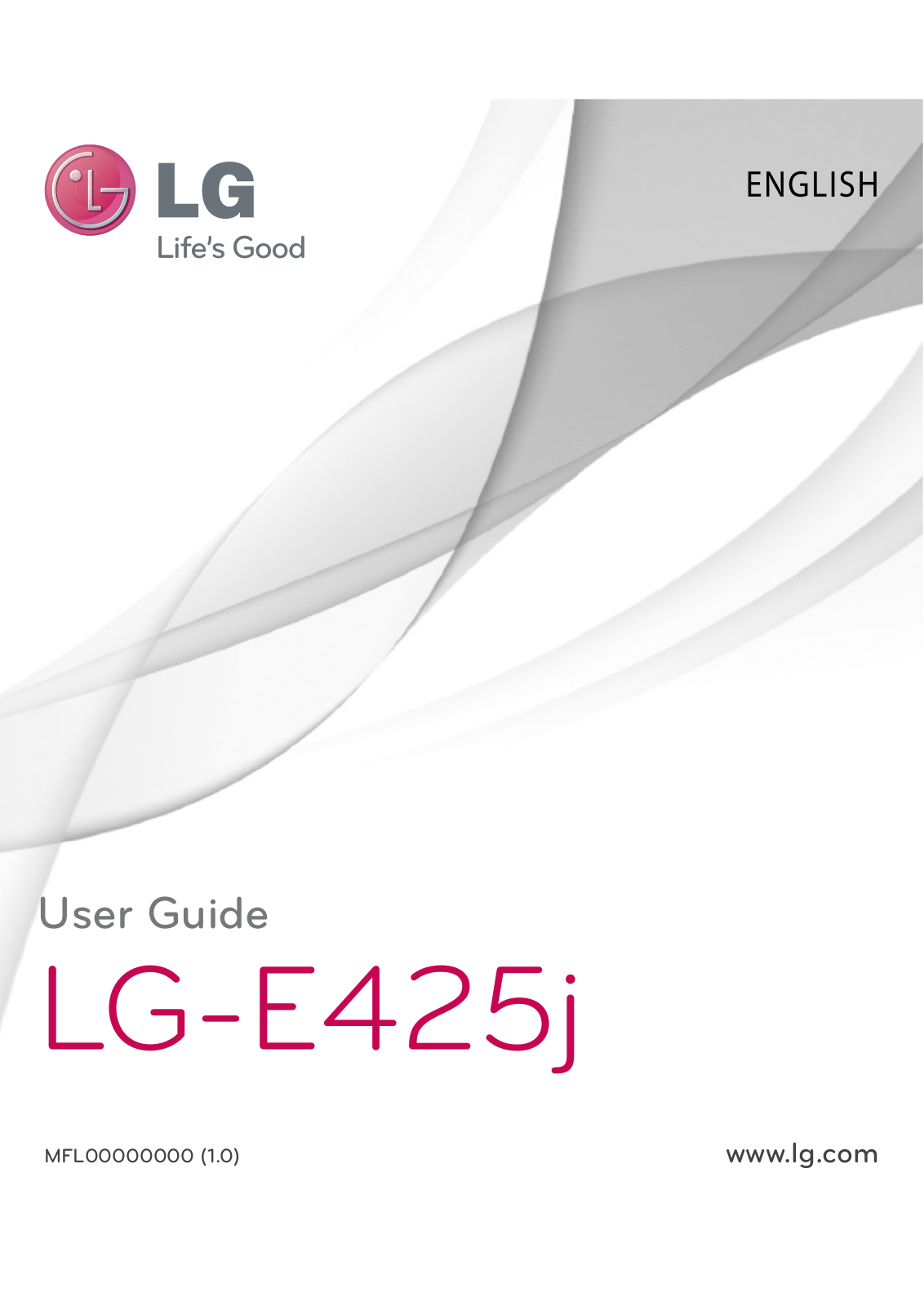 LG E425J Users manual