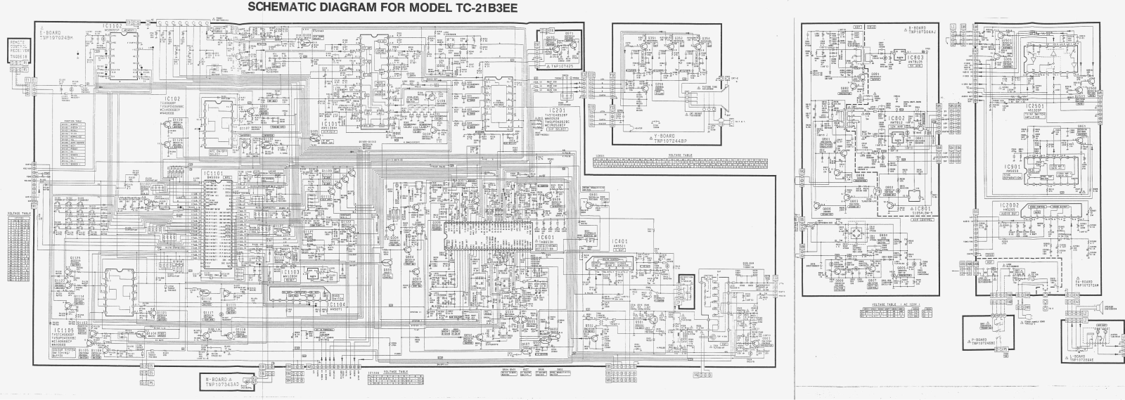 panasonic tc-21b3ee Schematics - ManualMachine.com
