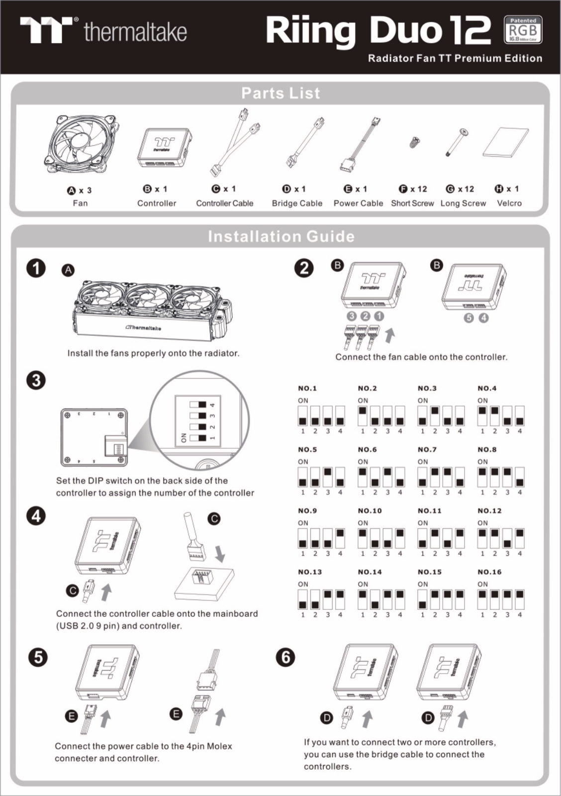 THERMALTAKE TT 73513 Instructions - ManualMachine.com