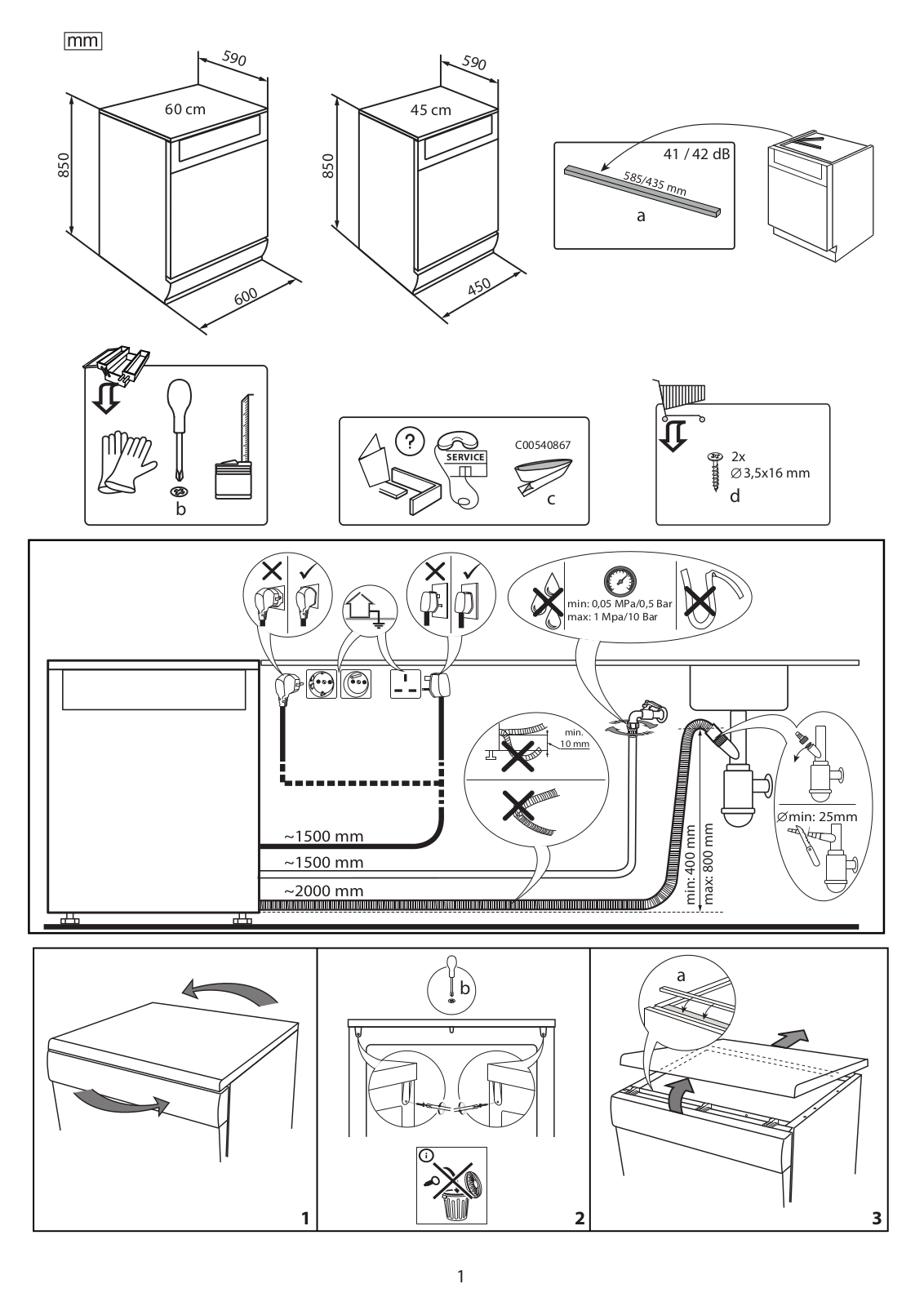 Indesit DFO3T133AF, DFO3C23A, DFO3C26, DFO3C26X User Manual