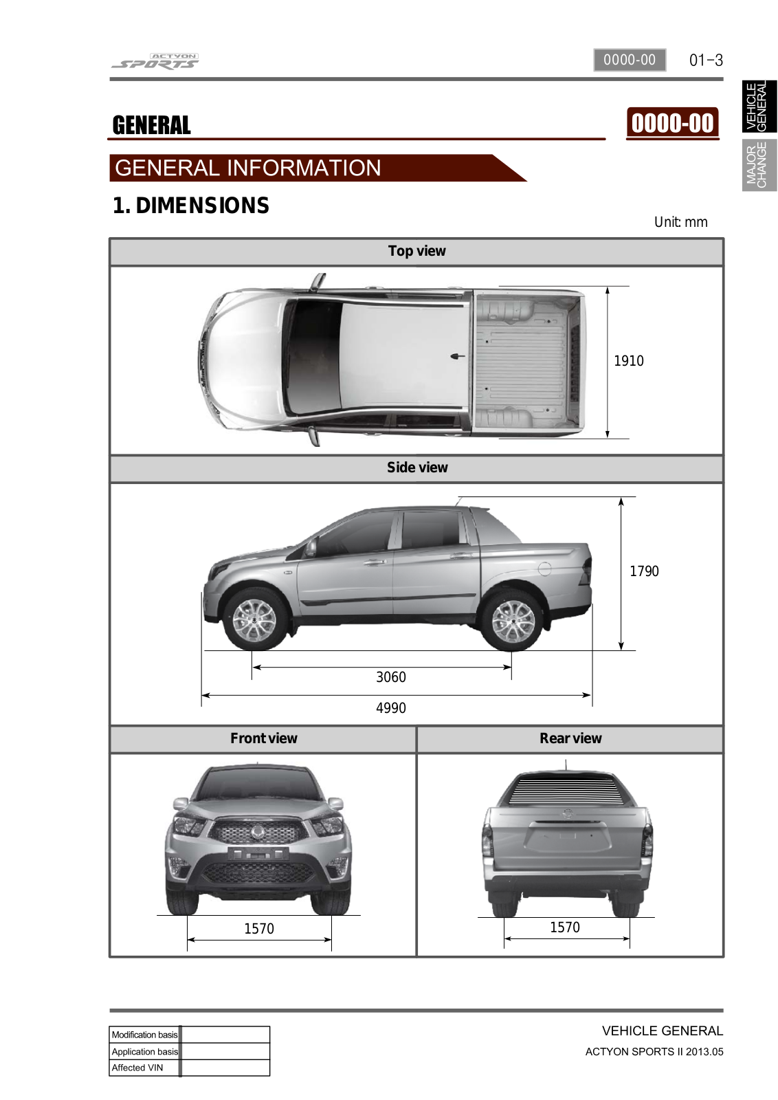 Ssangyong Actyon 2013 User Manual