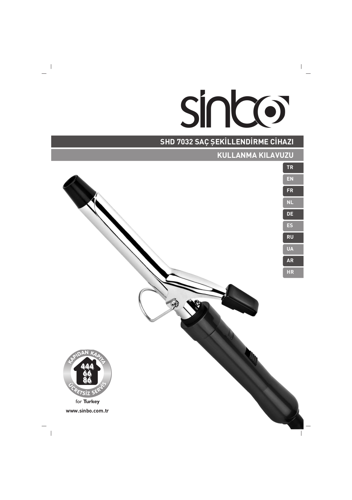 Sinbo SHD 7032 User Manual