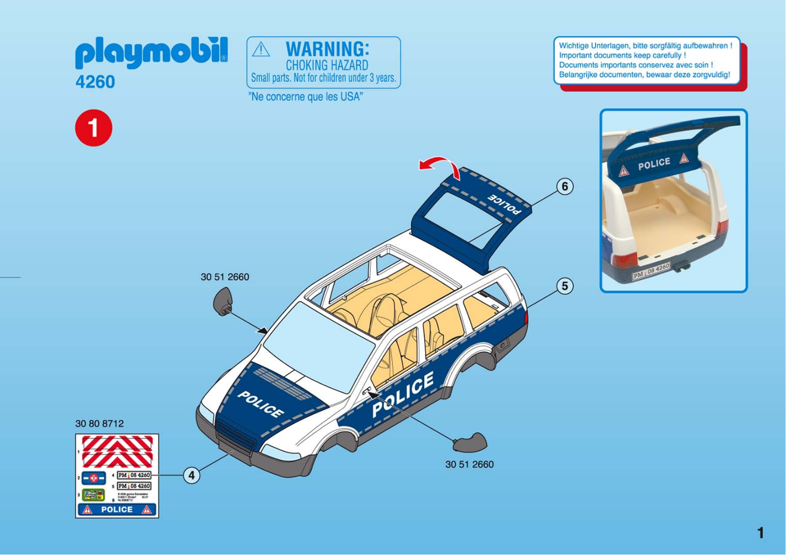 Playmobil 4260 Instructions