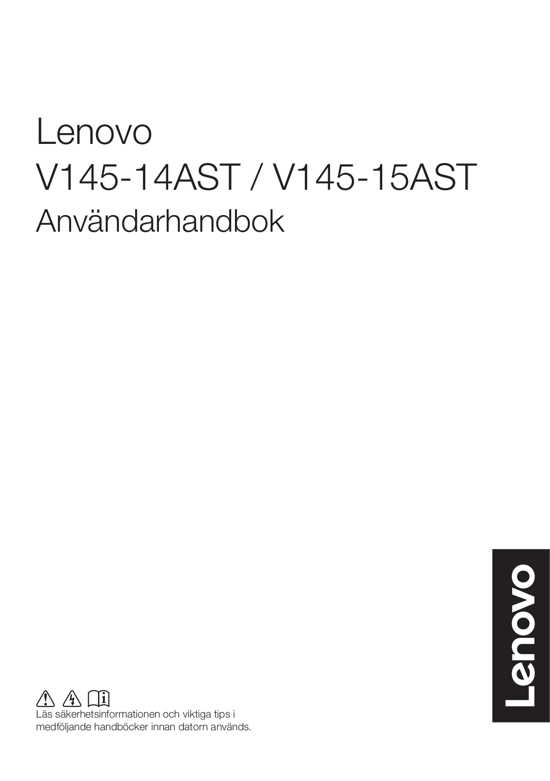 Lenovo V145-14AST, V145-15AST User Guide